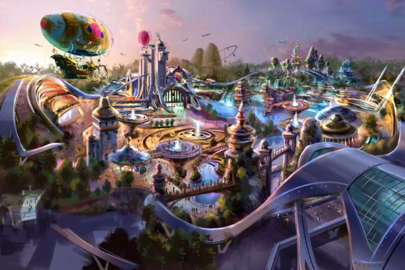 Small City Theme Park Design